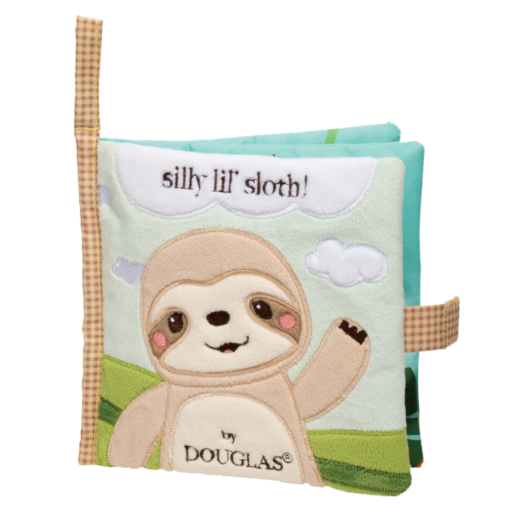 Douglas Baby Soft Activity Book Stanley Sloth 6" (retired)