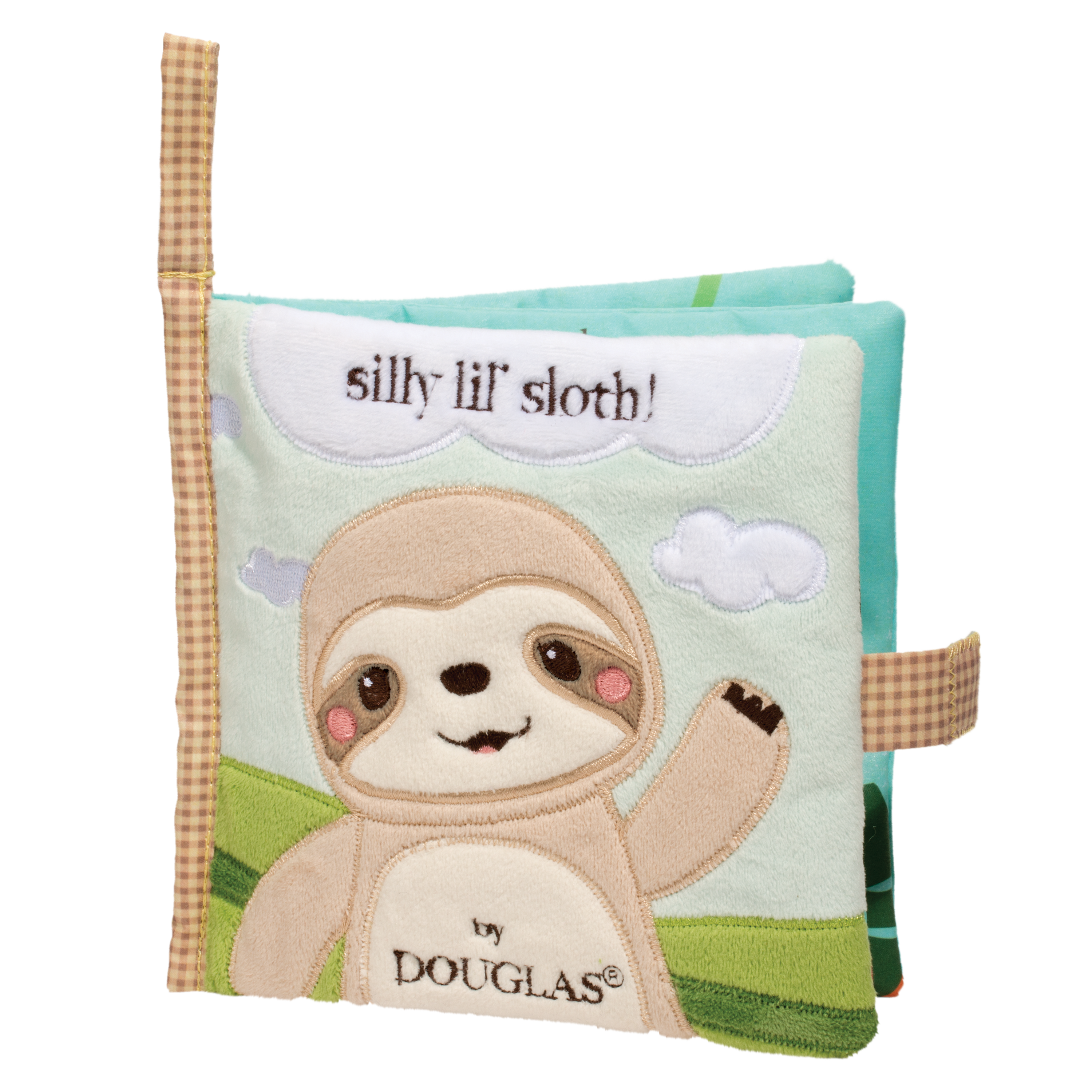 Douglas Baby Soft Activity Book Stanley Sloth 6" (retired)