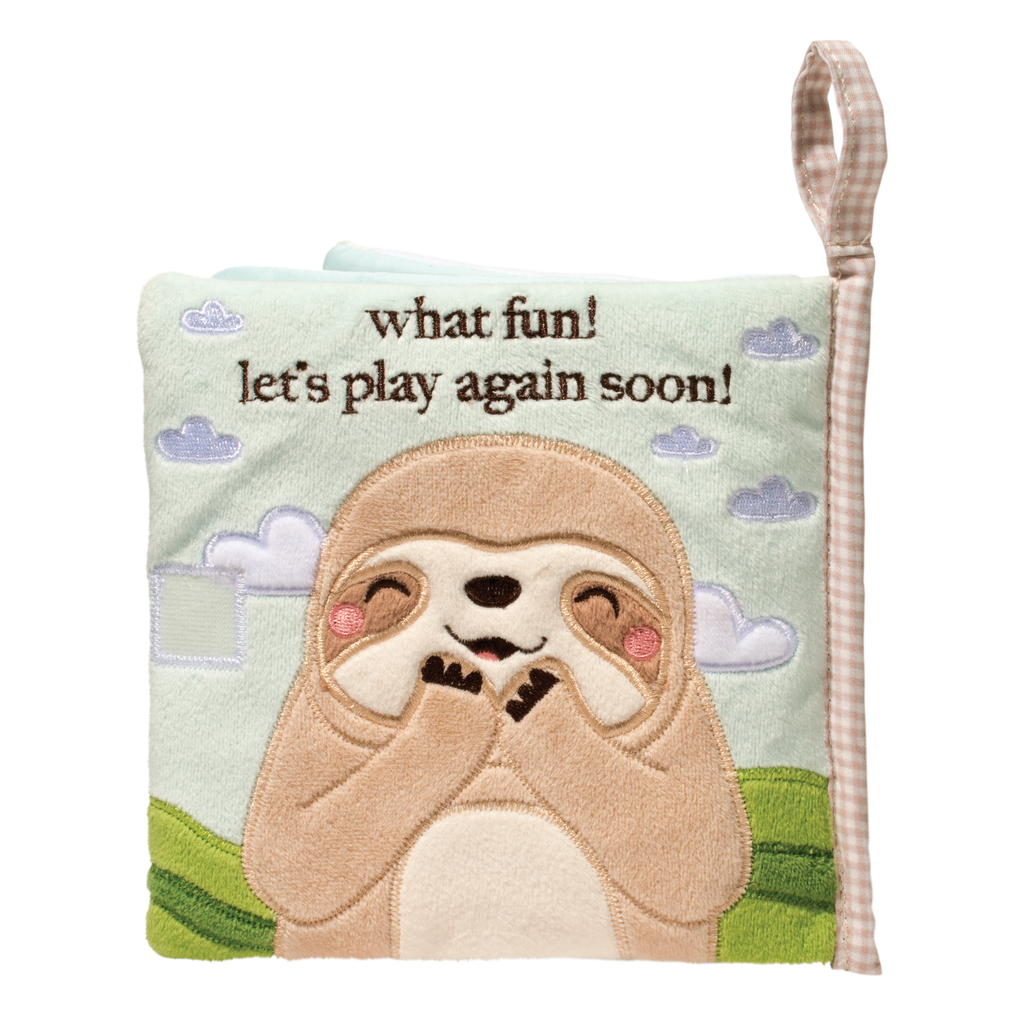 Douglas Baby Soft Activity Book Stanley Sloth 6" (retired)