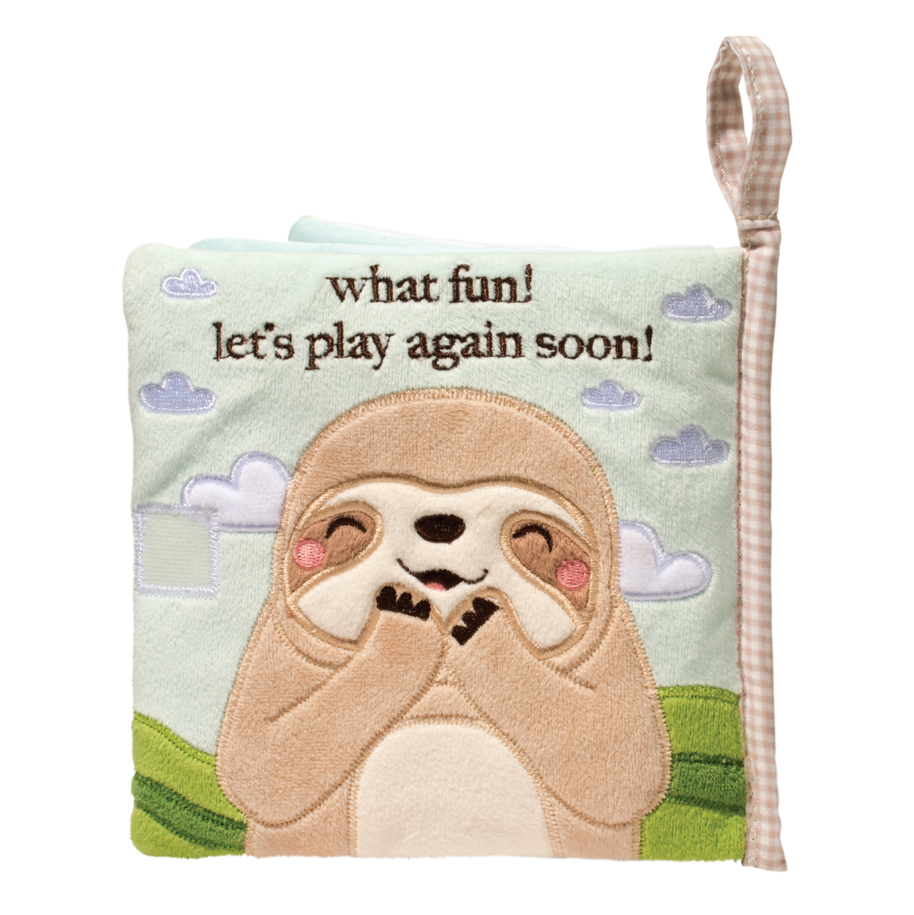 Douglas Baby Soft Activity Book Stanley Sloth 6" (retired)