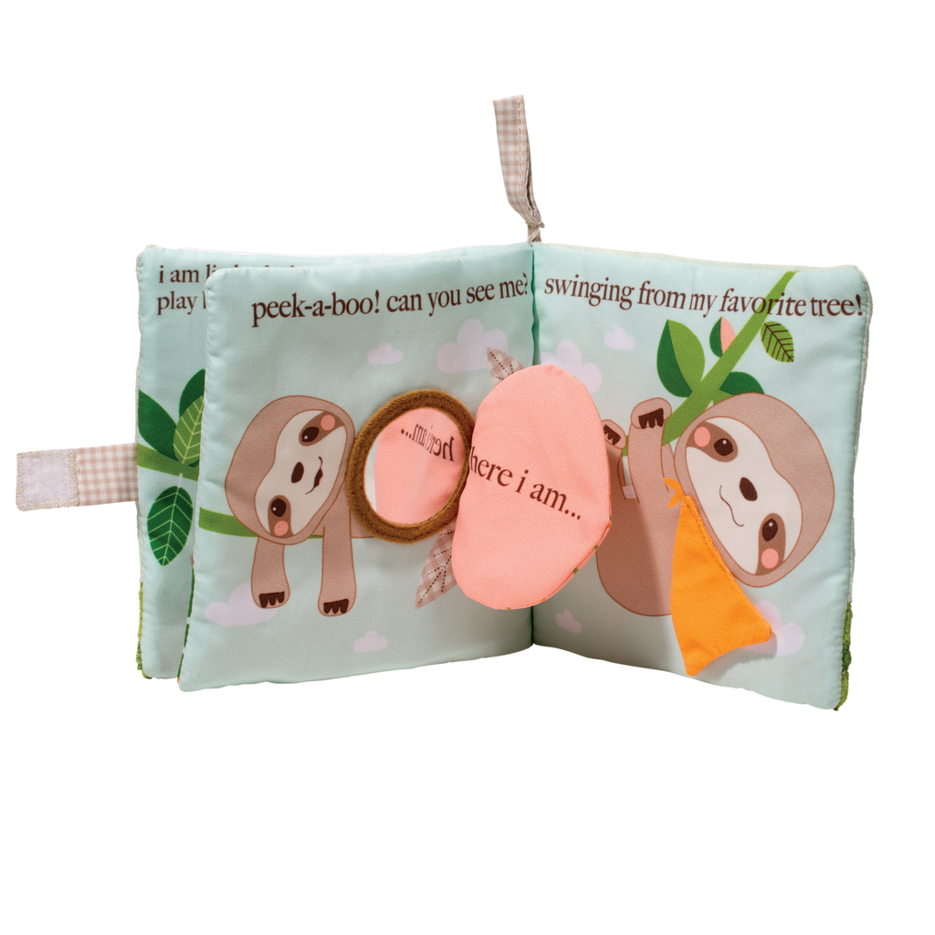 Douglas Baby Soft Activity Book Stanley Sloth 6" (retired)