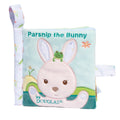 Douglas Baby Soft Activity Book Parsnip Bunny 6"
