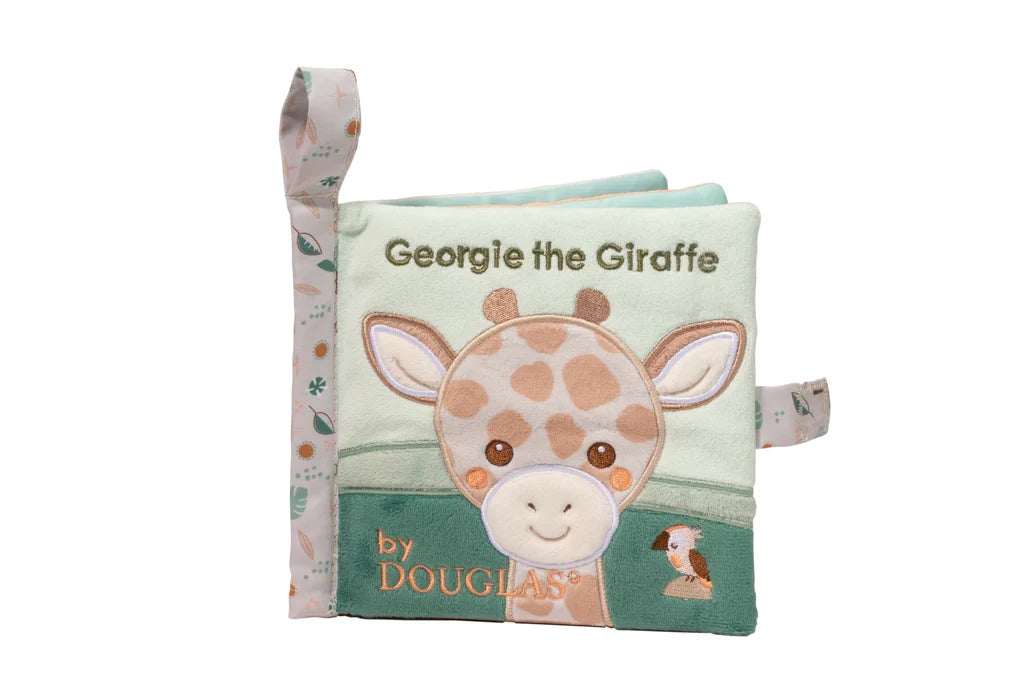 Douglas Baby Soft Activity Book Georgie Giraffe 6"